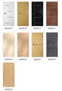 Drzwi Asilo Aosta - dostępne modele