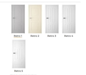 Drzwi Asilo Retro - dostępne modele